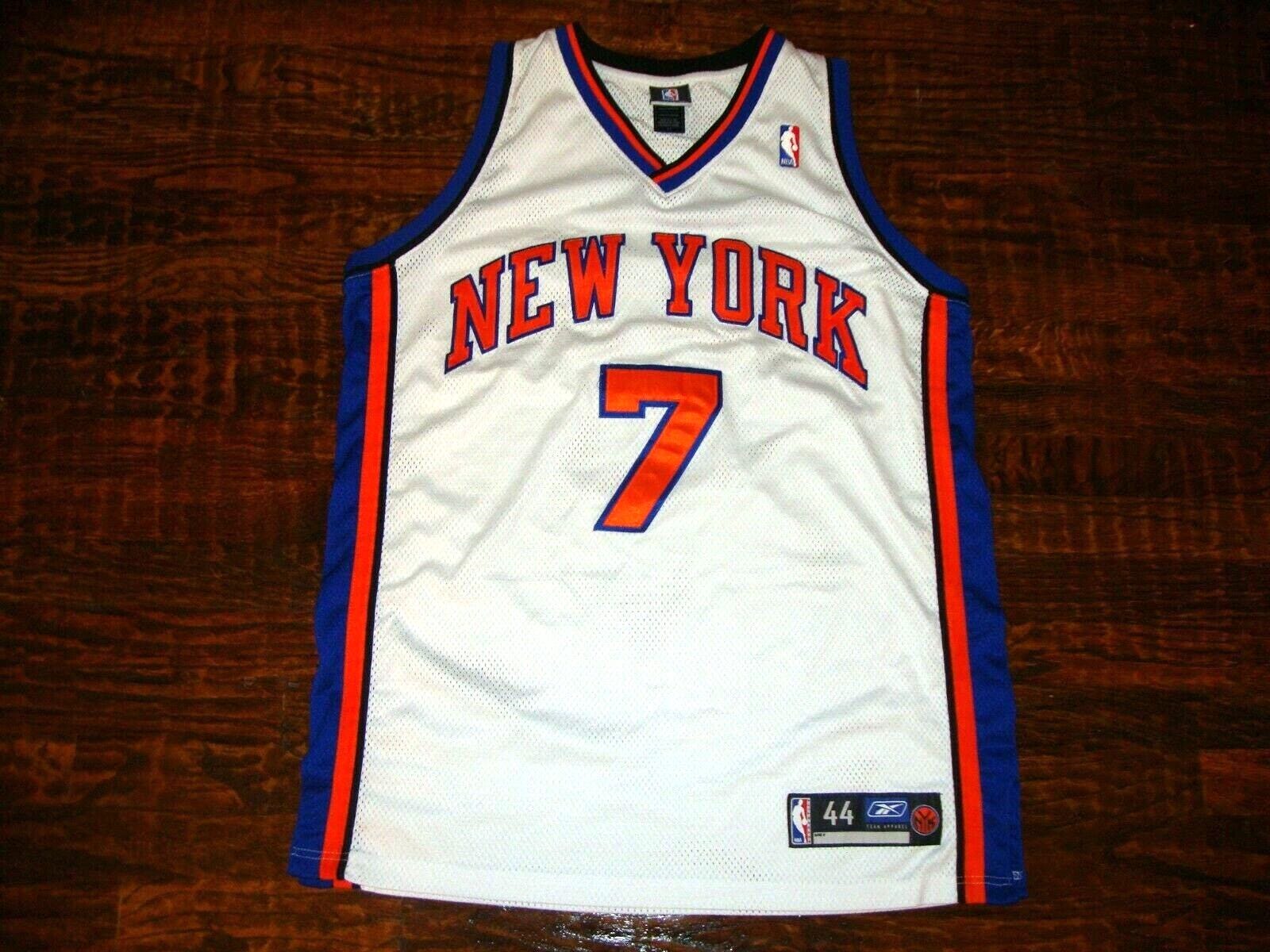 Vintage Reebok New York Knicks Channing Frye NBA Basketball Jersey