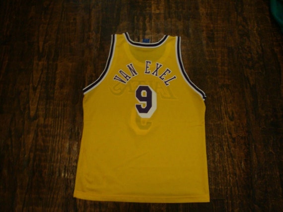 90s Los Angeles Lakers Wilt Chamberlain Throwback Champion Jersey