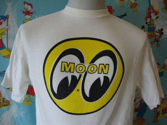 Vintage 80's Moon Eyes Equipped hot rod single st… - image 1