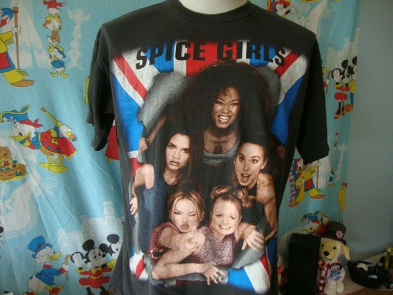 Vintage 90's Spice Girls Original Concert Tour T S
