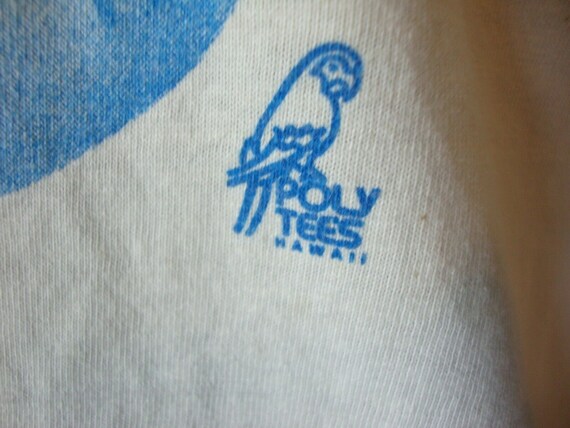 Vintage 80's Poly Tees Hawaii Parrot Tourist T Sh… - image 4