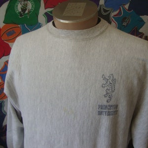 Vtg Princeton University Wilson Champion Reverse Weave Crewneck Sweatshirt XL