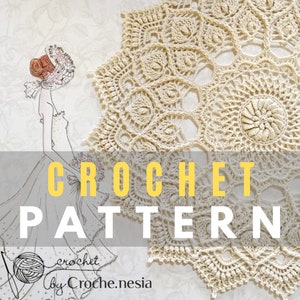 Gantari Crochet Doily Pattern, PDF Digital Download (Eng, Rus, Indo)