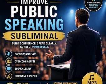 Improve Public Speaking Subliminal MP3 – Overcome Stage Fright