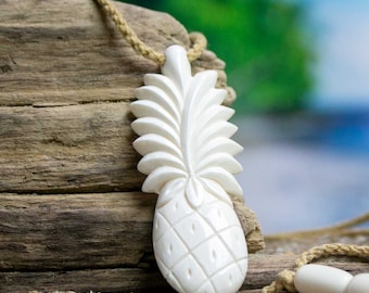 Pineapple Necklace - Hand Carved by Bali Necklaces