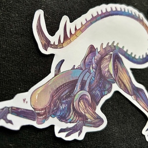 Amo los xenomorfos ll Pegatina