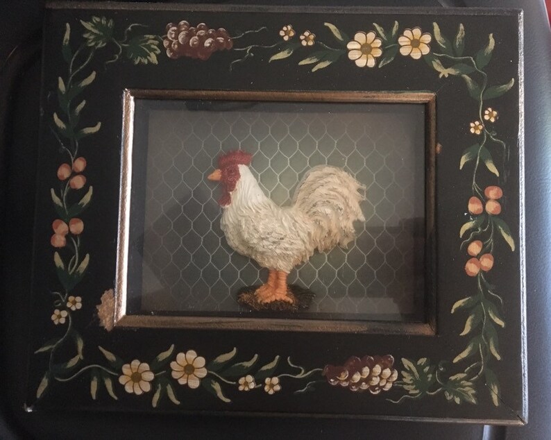 Chicken Wall Decor Etsy