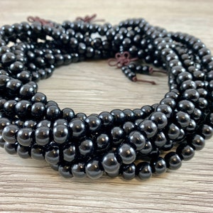Black Tibetan Mala Horn Beads (NOT Finished Necklace! Beads ONLY!!)