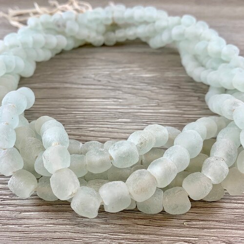 Handmade Recycled Sea Glass Beads From Ghana Africa Etsy