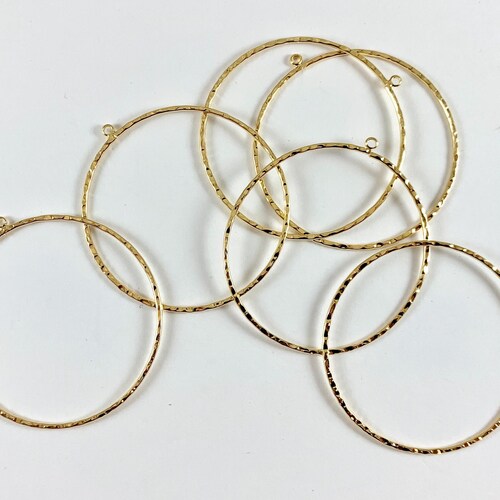 Real 18K Gold Plated Conch Shell Charm Over Brass Etsy