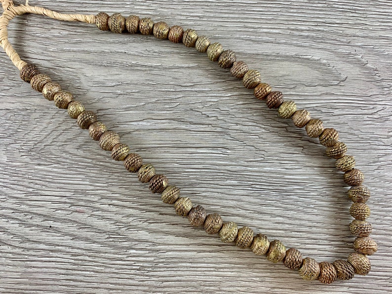 Ethiopian Brass Large Hole Beads from Africa