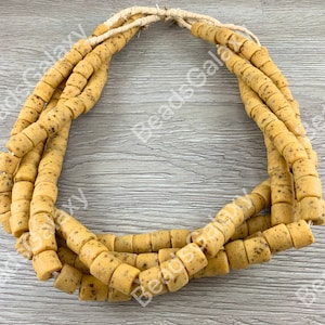 Handmade  Sea Glass Beads From Ghana Afric