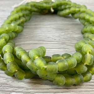 Handmade Recycled Sea Glass Beads From Ghana Africa