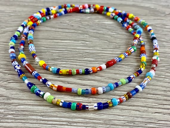 Glass waist online beads