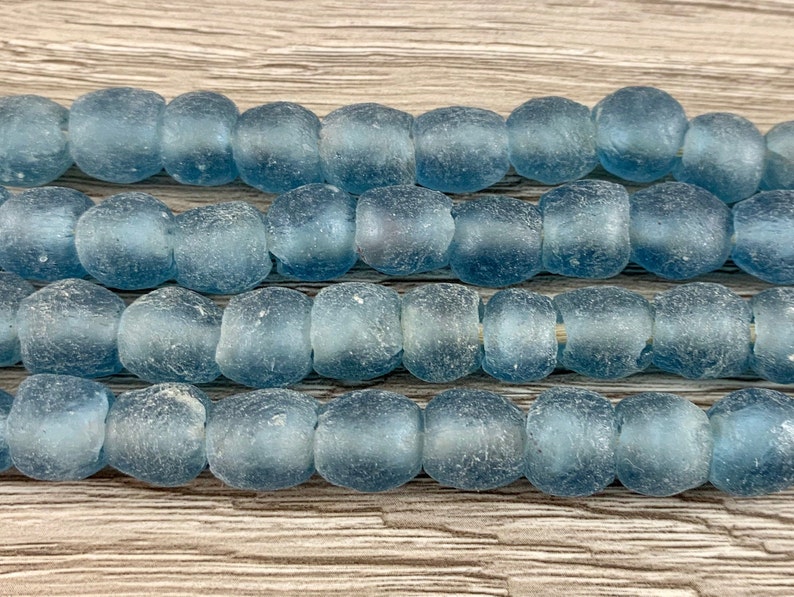 Handmade Recycled Sea Glass Beads From Ghana Africa Etsy
