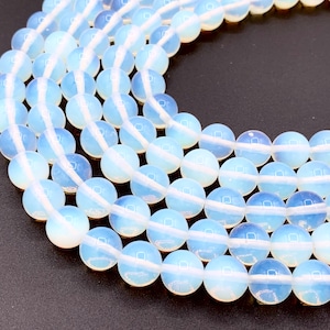 Opalite Round Smooth Shiny Beads 4mm 6mm 8mm 10mm 12mm 14mm 16mm Around 15&quot;
