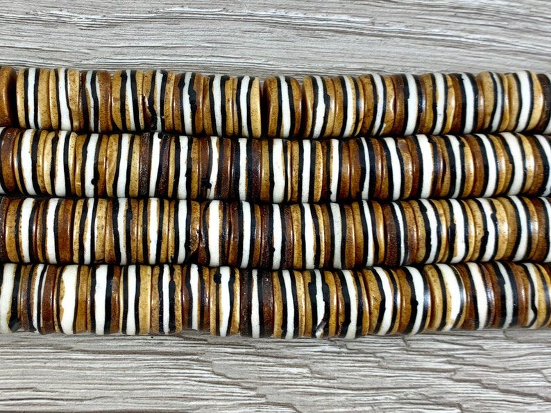 Brown Bone Beads From Africa