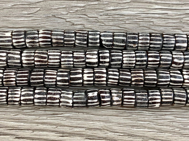 Brown Bone Beads From Africa