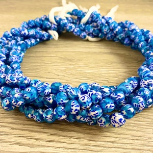 Handmade Recycled Sankas Round Beads From Ghana Africa