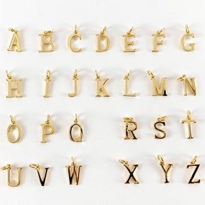 Alphabet charms for shop jewelry making