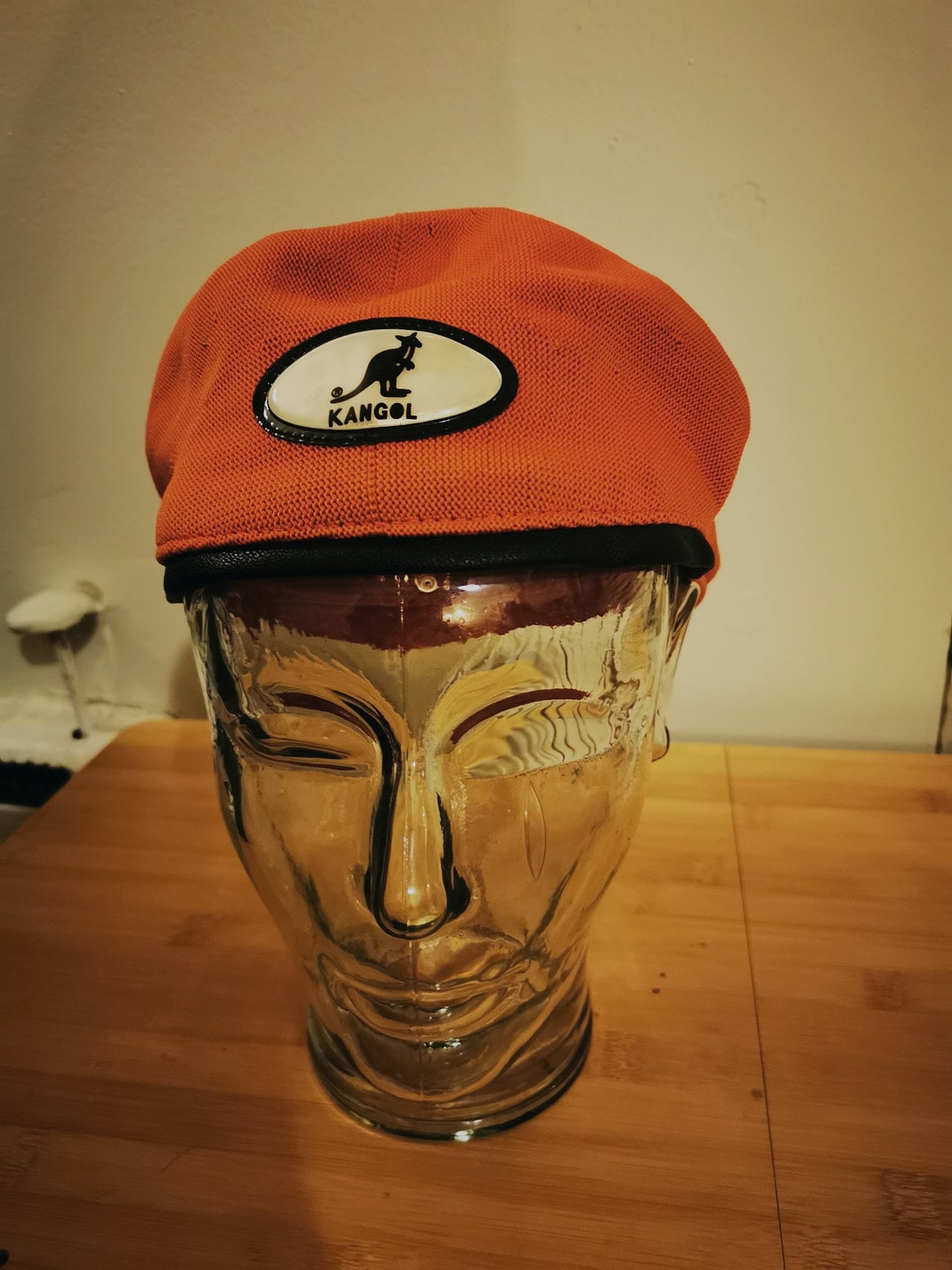 Vintage Kangol Rust Orange Flat Cap 90s Etsy