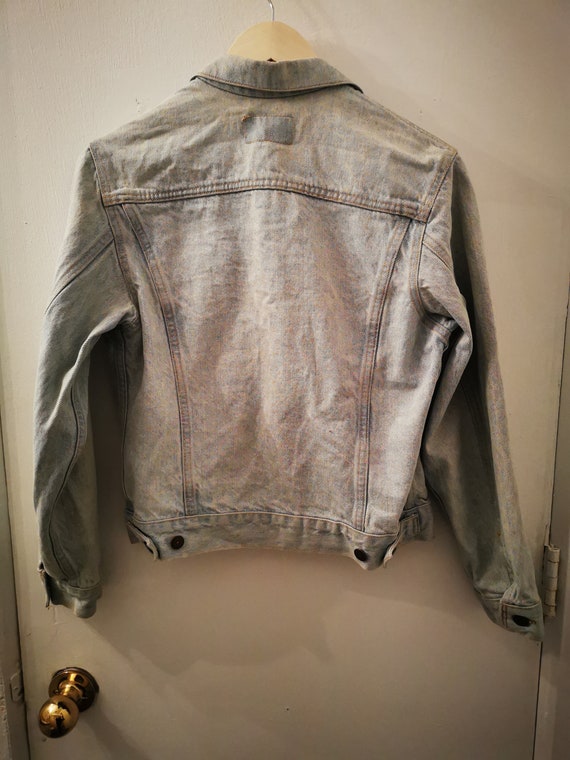 Vintage Levi's bleached out denim jacket - image 2