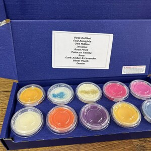 Soy wax melts sample box..