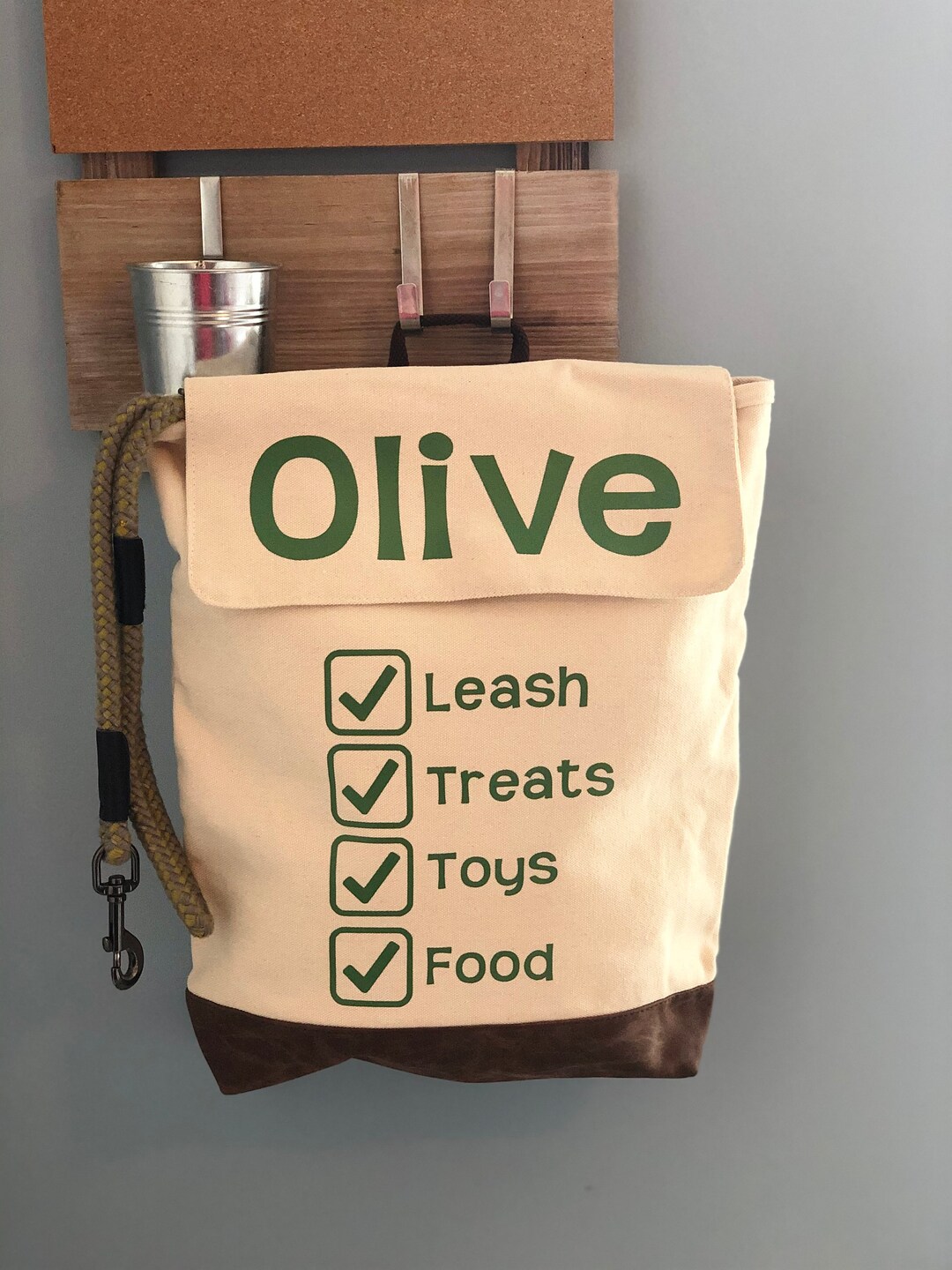 Dog Bag, Dog Luggage, Dog Backpack, Rucksack, Doggie Daycare, Boarding Bag, Playdate Bag, Dog