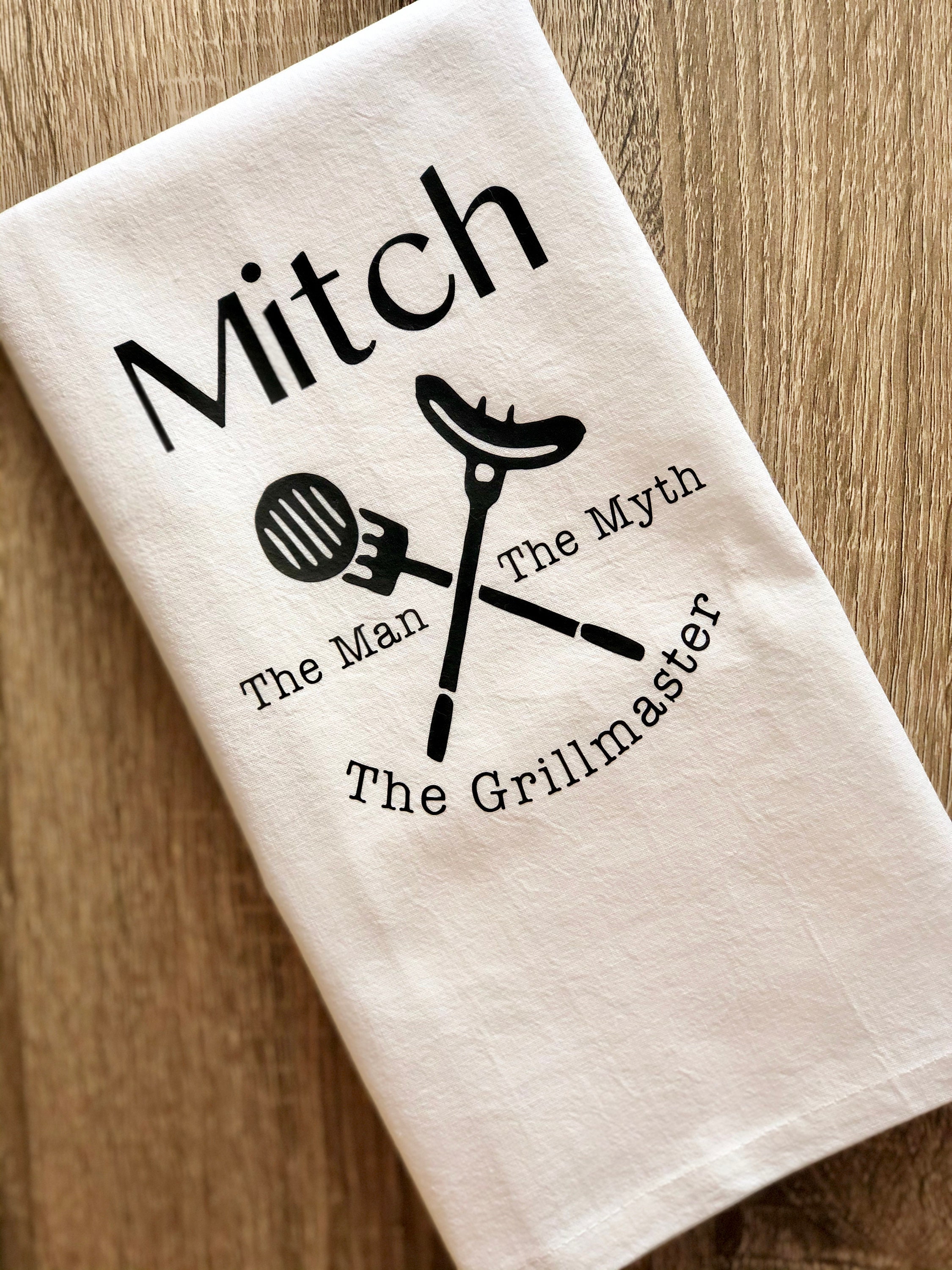 Father's Day Gift Funny Dish Towels Funny Kitchen 