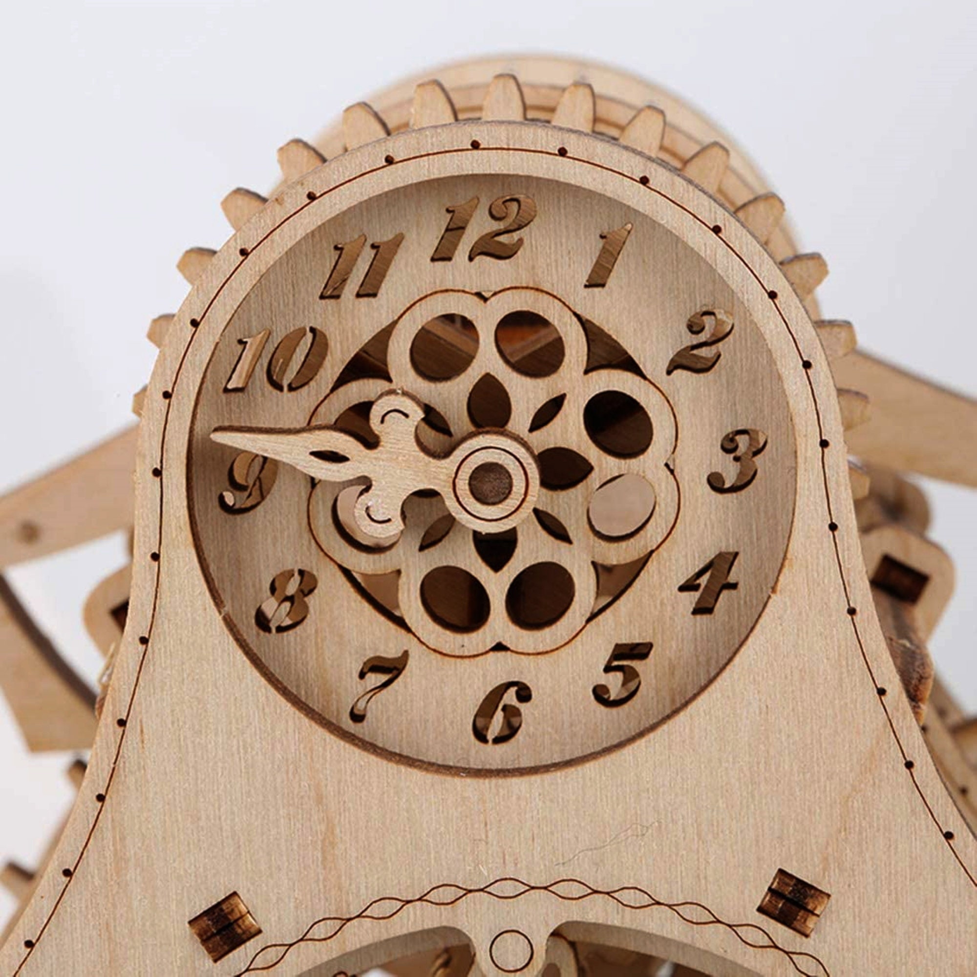 Mechanical Model3D Wooden Puzzle Pendulum ClockWoodcraft Etsy