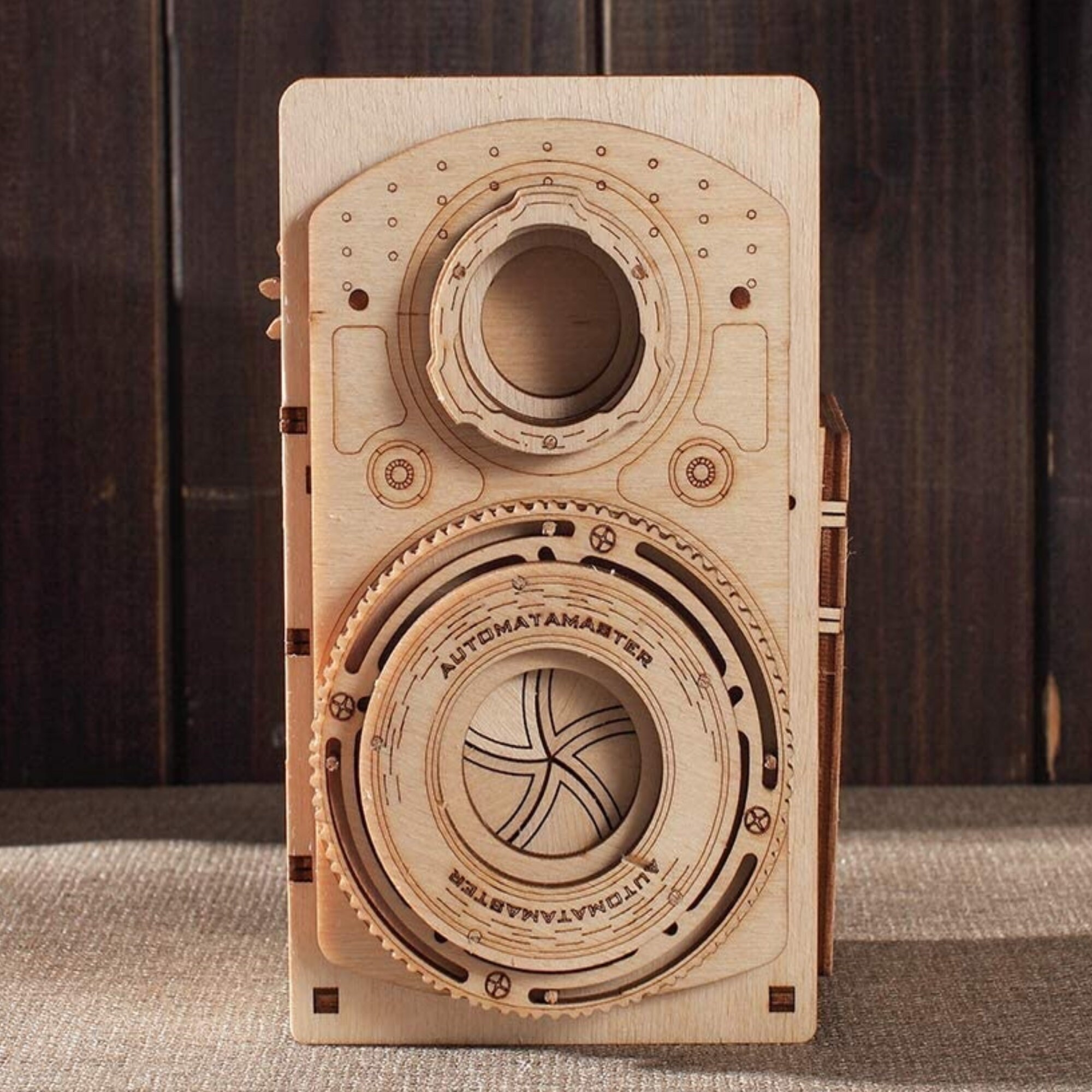3D Wooden PuzzleOld Time Camera Model Assembly KitCreative Etsy