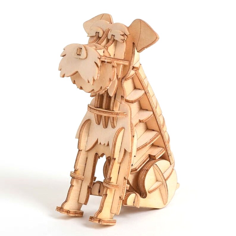 3D Wooden Puzzle Animals Model Kits Desk Decoration Etsy
