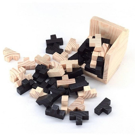 interlocking wooden building blocks