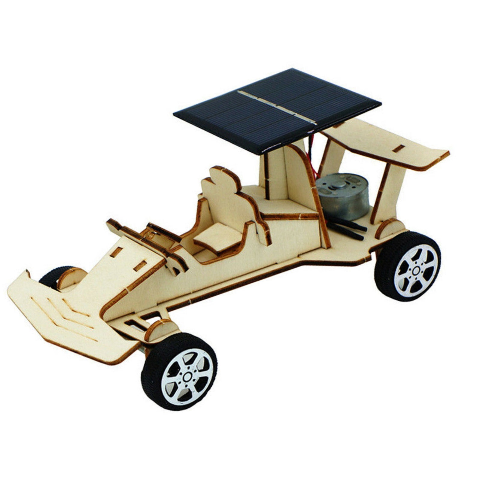 DIY Wooden Building Kit Solar Power Race Car | Etsy