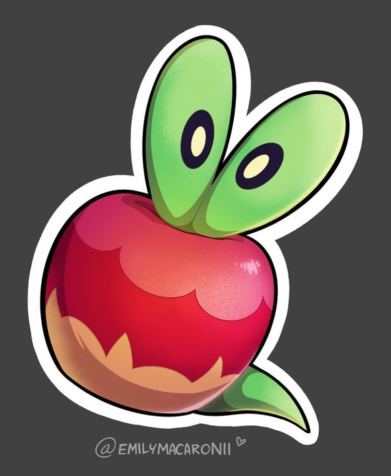 Applin Pokemon Sword Shield ポケモン カジッチュ Kajicchu Cute Etsy