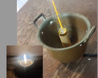 Small upcycled lamp