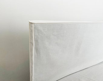 Linen headboard. Headboard Slipcover. Foot board Cover. Custom Made Linen Headboard Cover. 100% linen. Natural. Eco. All colors. All sizes.