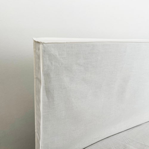 Linen Headboard. Headboard Slipcover. Foot Board Cover. Custom Etsy