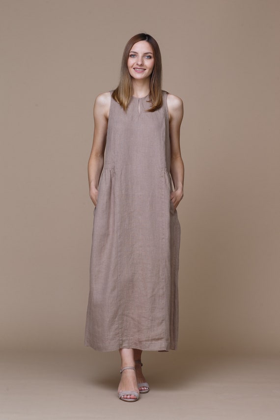 Linen dress. Summer dress. Linen clothing for women. Eco dress. Natural clothes. Linen dress. Summer dress. Linen clothing for women. Eco dress. Natural clothes.
