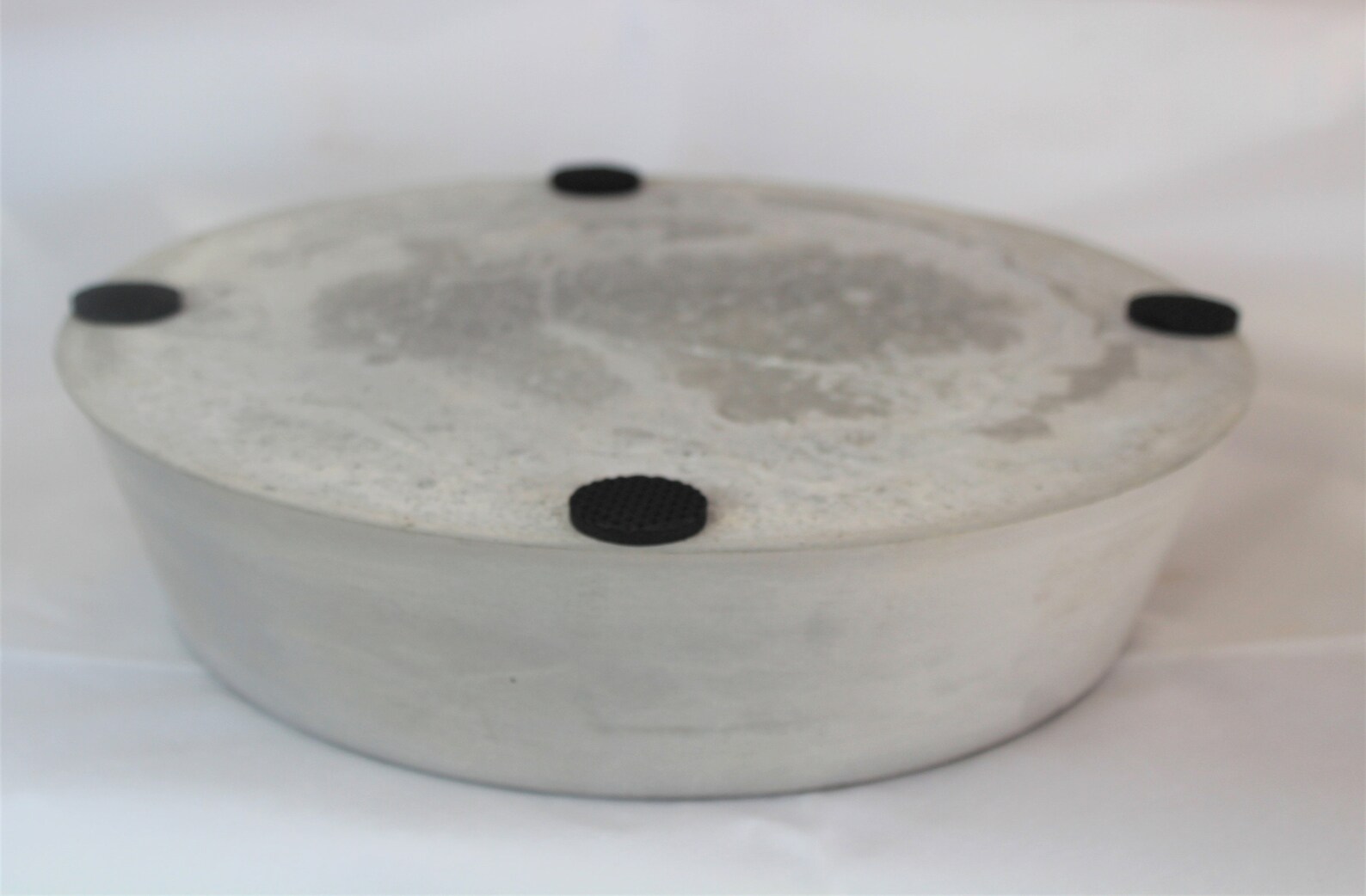 Personalized Heavy Concrete Dog Bowl / Colored No Spill Pet Bowl