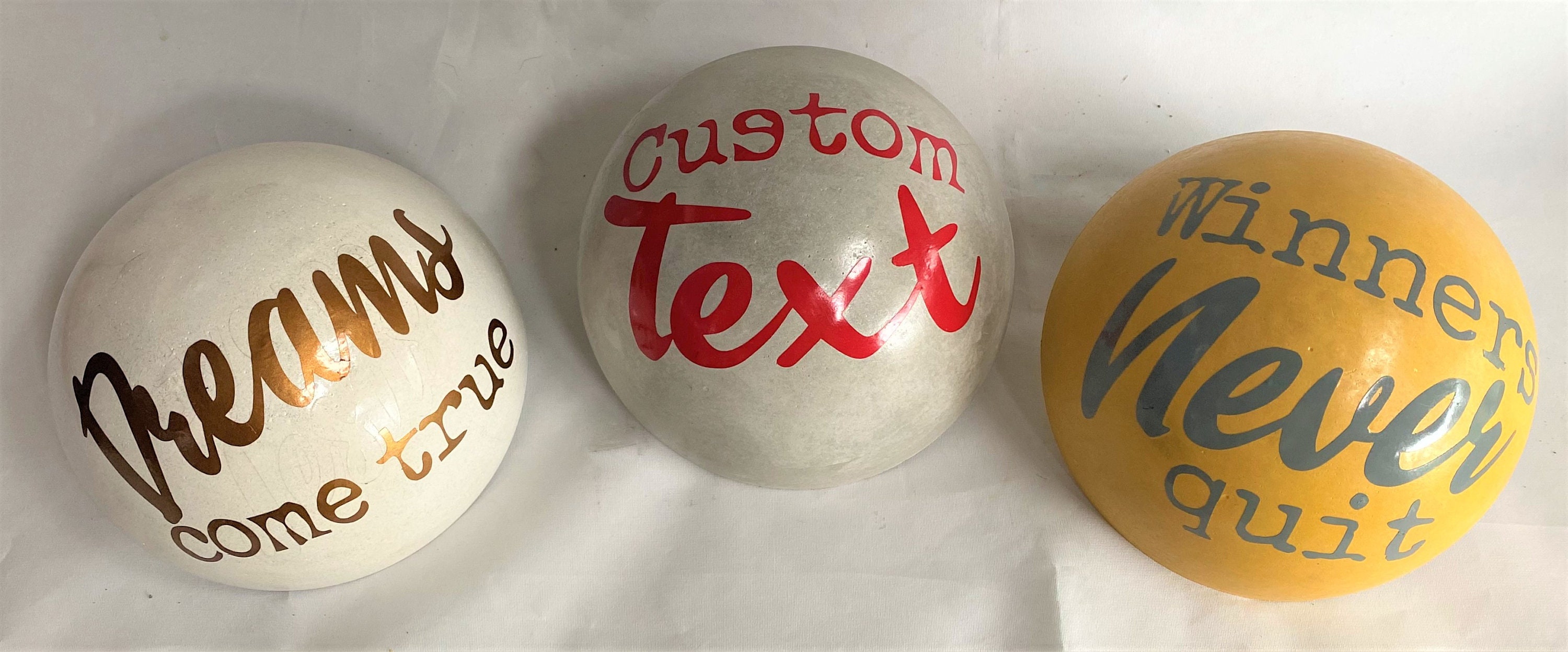 Custom Paperweight / Heavy Paper weight / Concrete Dome Etsy