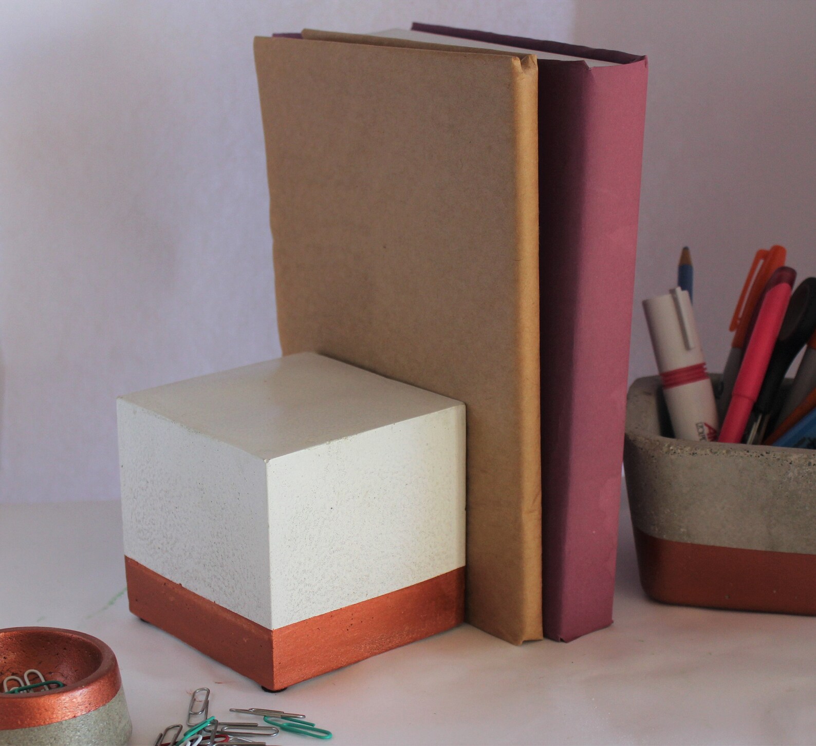 Heavy Bookend / Book End / Concrete Bookend / Heavy Bookend / Etsy