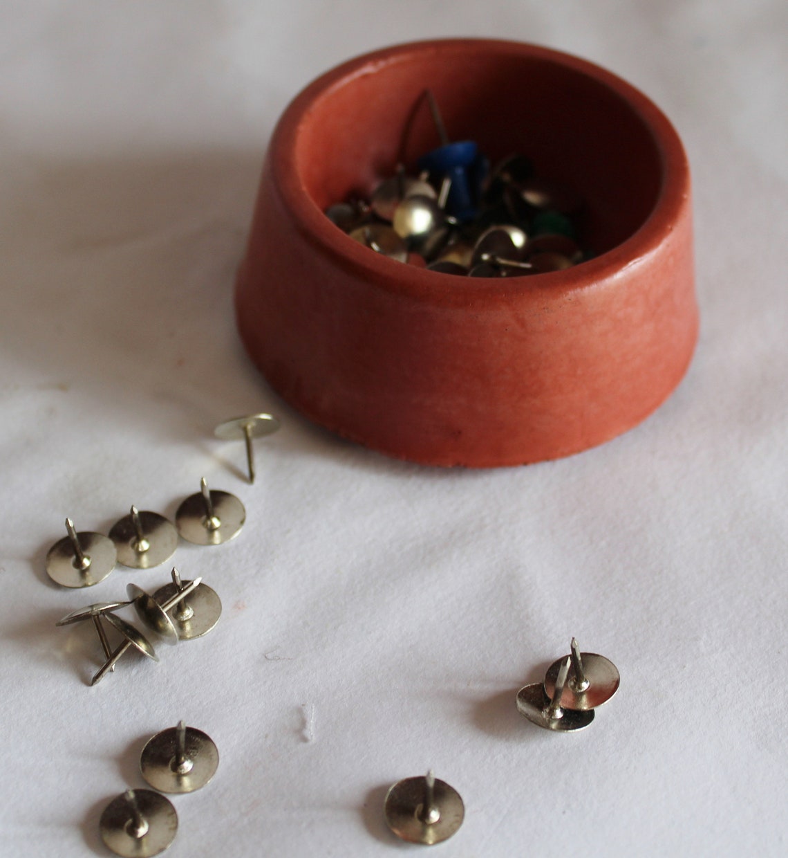 paper clip holder / Custom Thumb tack storage/ Etsy