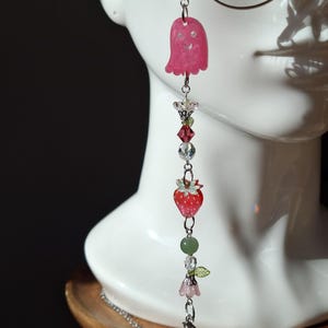 Ghost Eyeglass Chain | Halloween Glasses Chain | Moon & Stars | Cute Flower Chain| Spooky Goth Witchy Sunglasses Chain