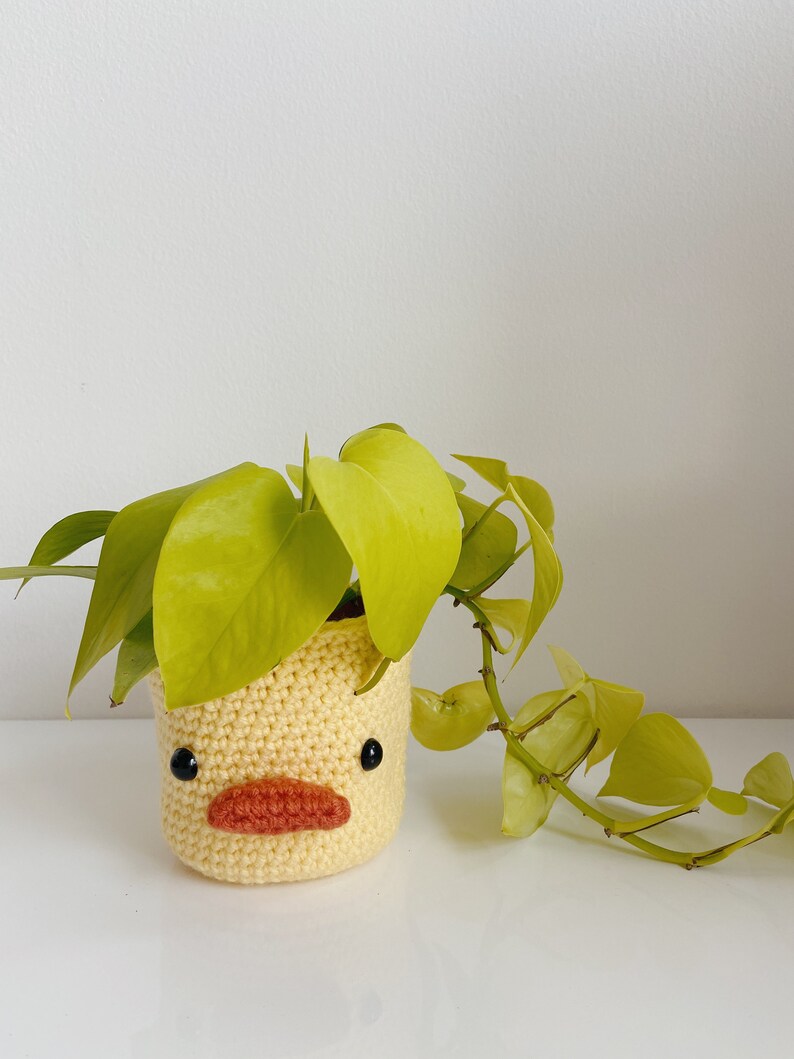 Cute Animal Plant Basket Small 4 Crochet Plant Holder Etsy