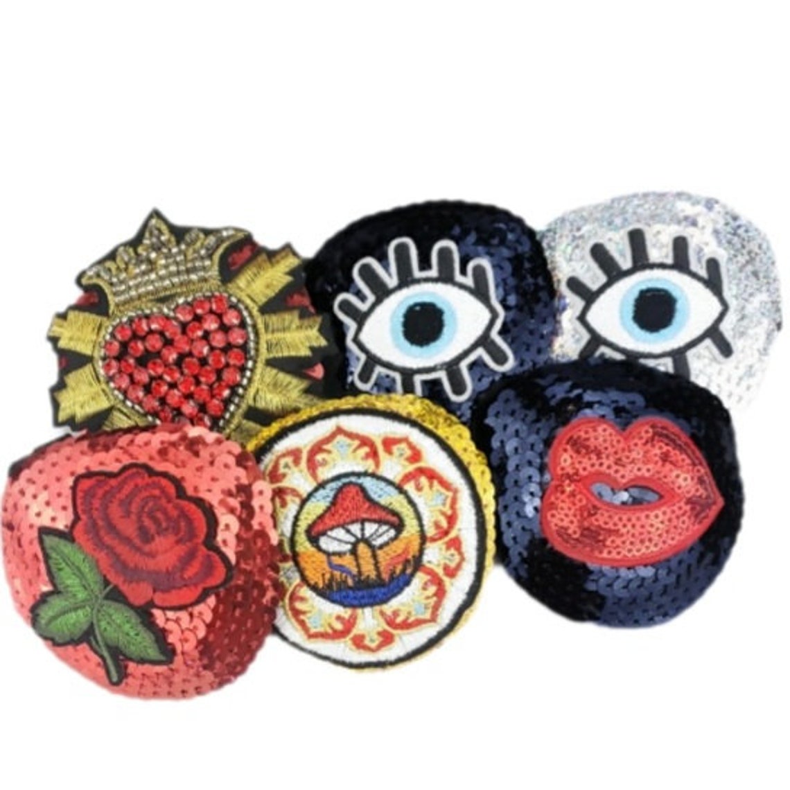 Funny Eye Patch Sequins Patch Adult Unisex Adjustable Etsy Australia