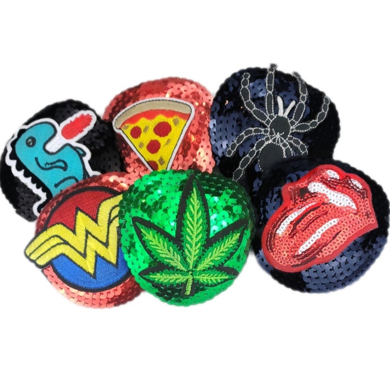 Funny Eye Patch Sequins Patch Adult Unisex Adjustable Etsy