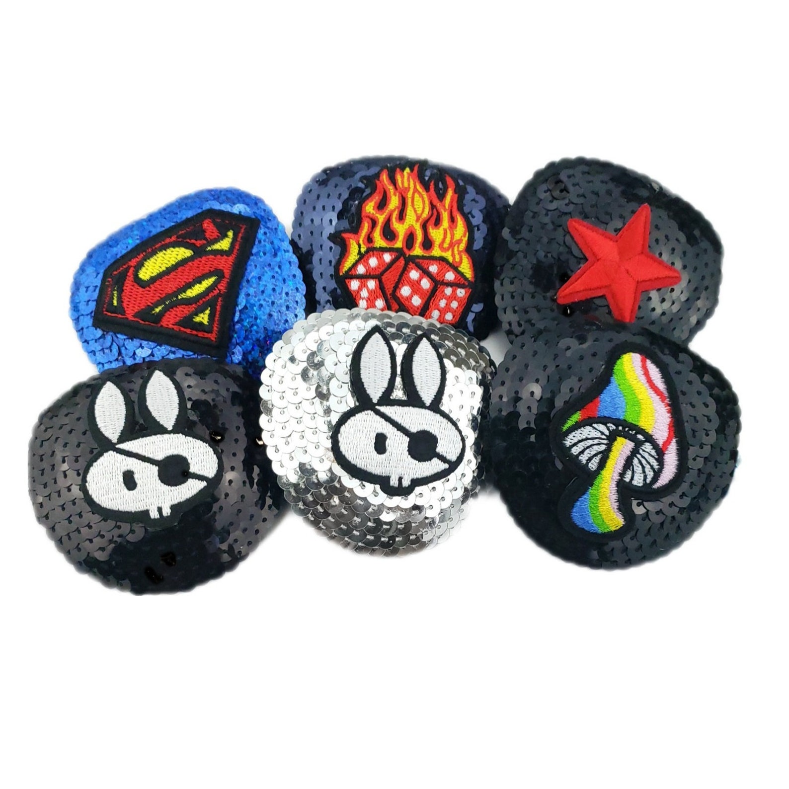 Funny Eye Patch Sequins Patch Adult Unisex Adjustable Etsy Australia