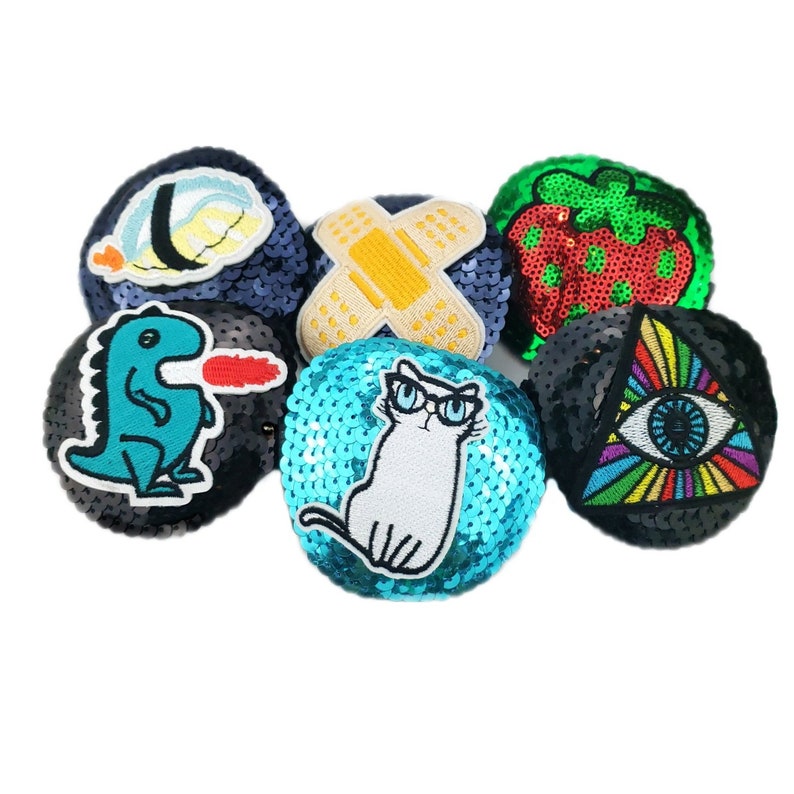 Funny Eye Patch Sequins Patch Adult Unisex Adjustable Etsy Australia