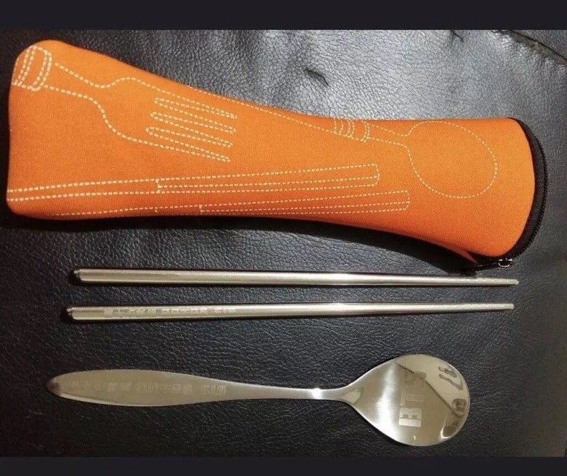 Kpop BTS Chopsticks & Spoon Set Korean Style Etsy